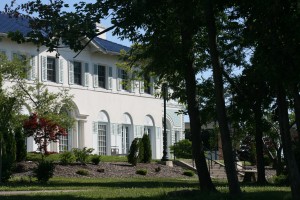 The Back of Rosary Hall